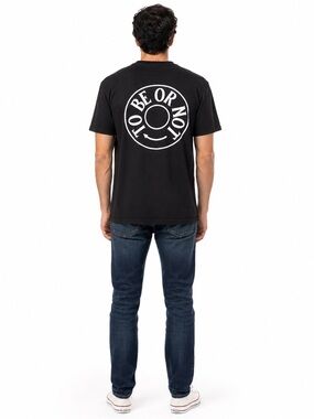 Tee Library To Be Or Not Black Graphic T Shirt L Korea Shakespeare Streetwear